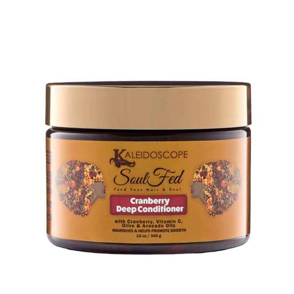 SoulFed Cranberry Deep Conditioner Front Photo, Brown Jar